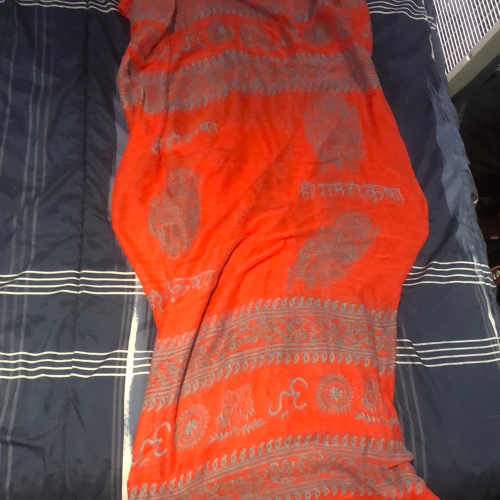 Orange/Red Hindu Scarf.